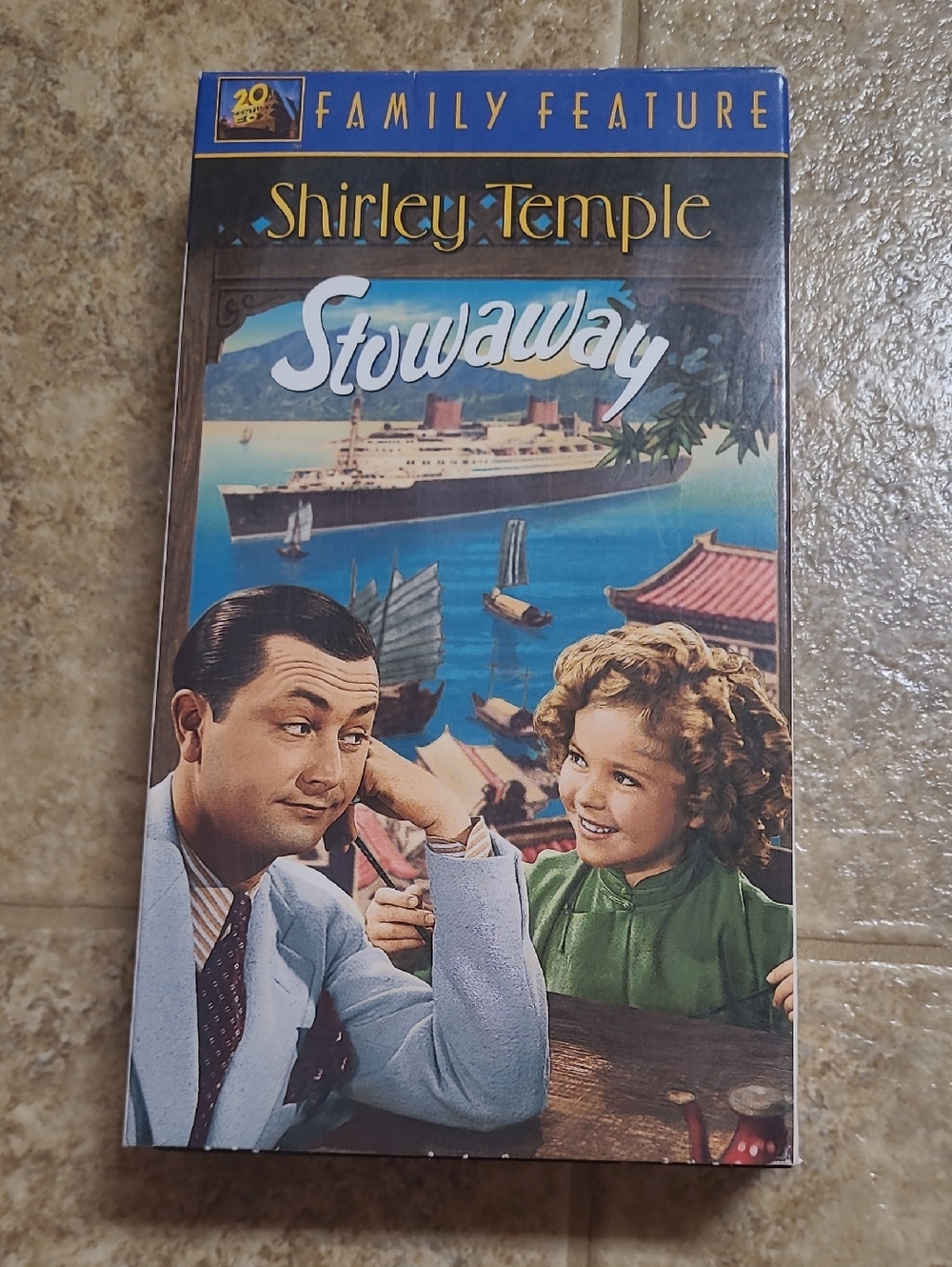 Shirley Temple "Stowaway" Vintage Movie VHS